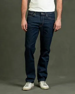 Kuyichi Kuyichi Herren Jeans SCOTT Straight mit regenerativer Baumwolle (Dark rinse) – Produktbild 1 von 1