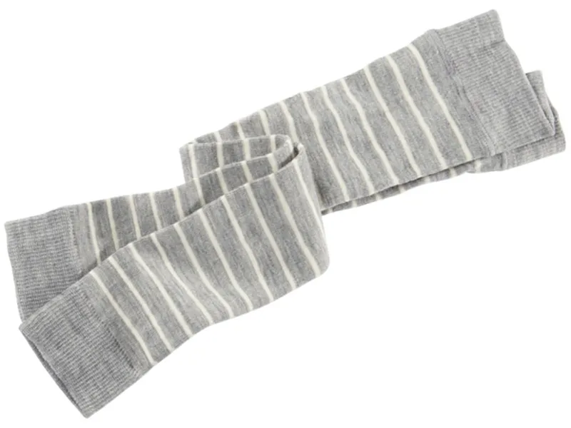 grödo Kinder Leggings grau-geringelt Gr.3-4, Grau, – Produktbild 1 von 1