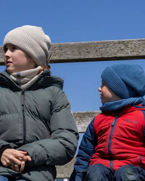 Pickapooh Pickapooh Kinder und Erwachsene Mütze Schurwolle (Bio) Seide, Jeans, – Produktbild 3 von 3