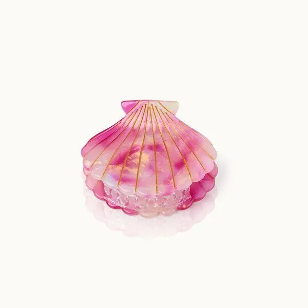 by Vivi. by Vivi. Haarklammer Muschelform, Pinky, – Produktbild 1 von 4