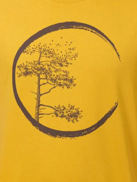 Life-Tree Life-Tree Organic Fairwear Shirt Men "Circle", Gelb, – Produktbild 5 von 5