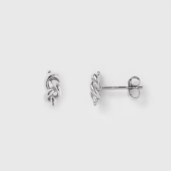 fejn jewelry fejn jewelry Ohrstecker 'knot stud', Silber, – Produktbild 1 von 2