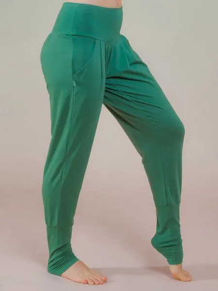 nice to meet me nice to meet me Harem Pant aus TENCEL® mit Biobaumwolle, Avocado, – Produktbild 3 von 4