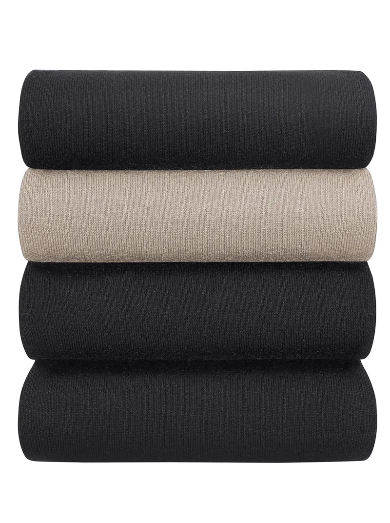wäschepur Leggings 3/4-lang schwarz + sand, Schwarz + sand, – Produktbild 1 von 1