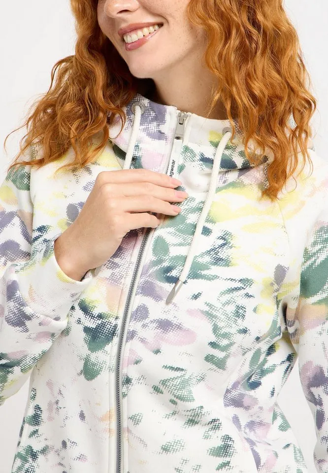 ragwear ragwear Sweatshirt FLLAWIA PRINT aus Baumwolle und Polyester, normale Schnittform, Bunt, – Produktbild 4 von 5