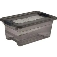 Keeeper keeeper Kristallbox "Cornelia" 29,5 x 19,5 x 12,5 cm, 4 l, crystal grey transparent – Produktbild 1 von 1