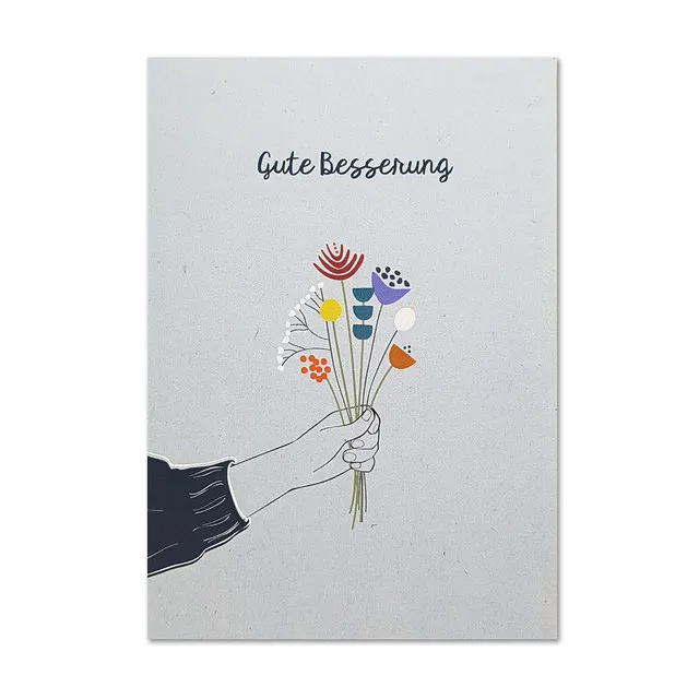 Tell Me Tell Me Postkarte Gute Besserung – Produktbild 1 von 1