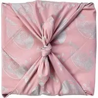 FabRap Gift Wrap FabRap Gift Wrap Wiederverwendbare Geschenkverpackung Furoshiki - FabRap (einseitig), Blush whales (rosa), – Produktbild 1 von 1