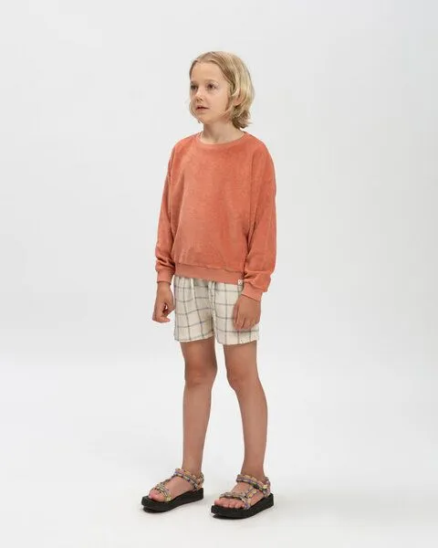 MATONA Matona Luftige kurze Hose aus Leinen für Kinder / Classic Shorts, Blue net, – Produktbild 3 von 4