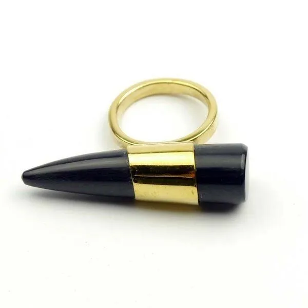Bawa Hope Bawa Hope Messing Ring "Spitze mit Horn" – Produktbild 1 von 1