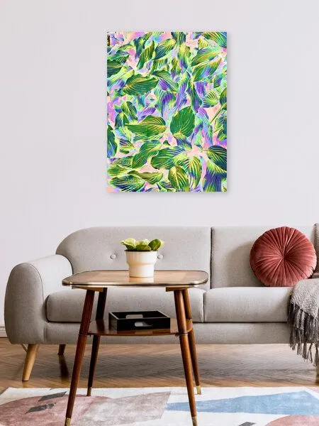 Photocircle Photocircle Poster / Leinwandbild - Happy Leaves – Produktbild 2 von 4