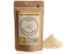 SPINTZ Bio Ashwagandha Pulver 1 bis 2 mal täglich 2 bis 3 g Pulver mit ausreichend Flüssigkeit einnehmen, 1 er 250 g – Produktbild 1 von 1