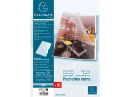 Exacompta Exacompta Aktensichthüllen glatt, DIN A4, 200µ, 10 Stk. – Produktbild 1 von 1