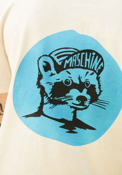 päfjes päfjes Waschbär die Maschine Fahrrad Gravel - Unisex Männer Bio T-Shirt – Produktbild 2 von 4