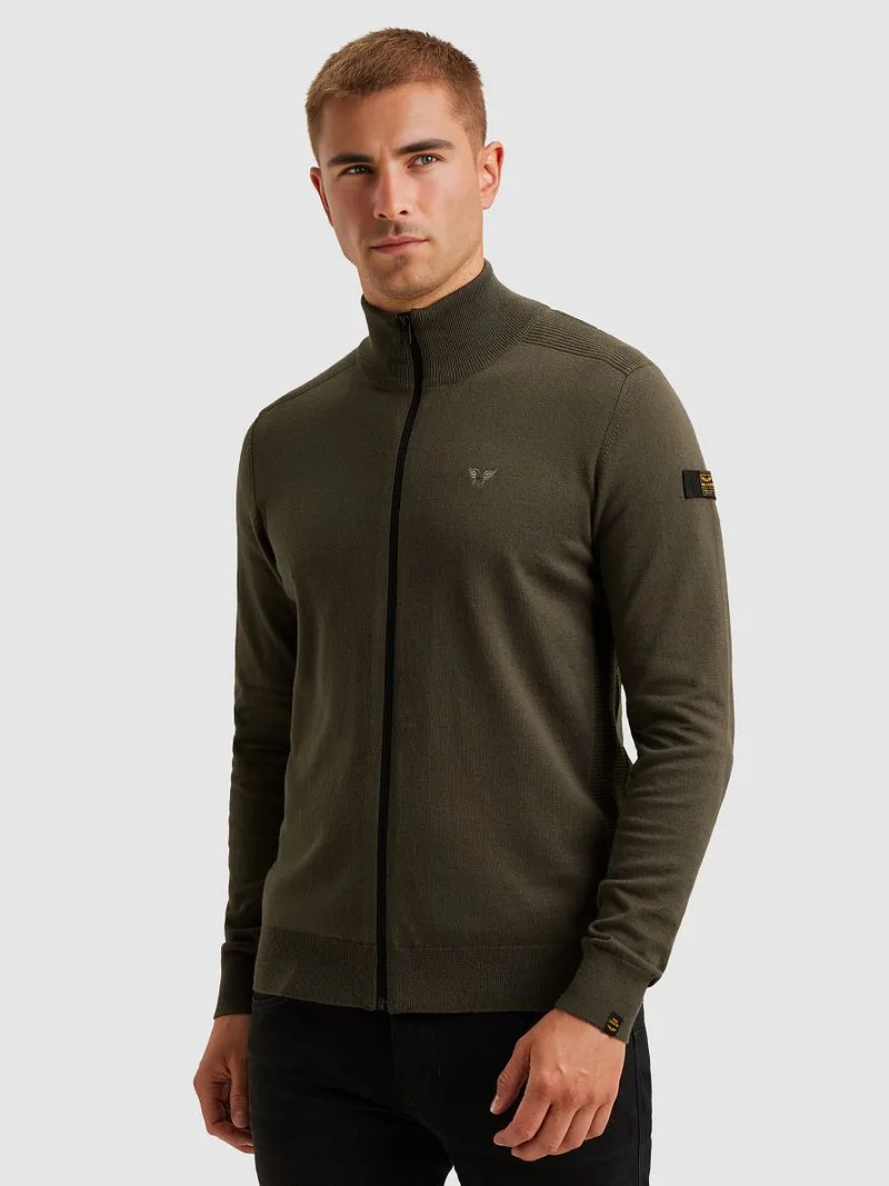PME Legend PME Legend Strickjacke Beluga - Größe 3XL, Anthrazit, – Produktbild 2 von 5