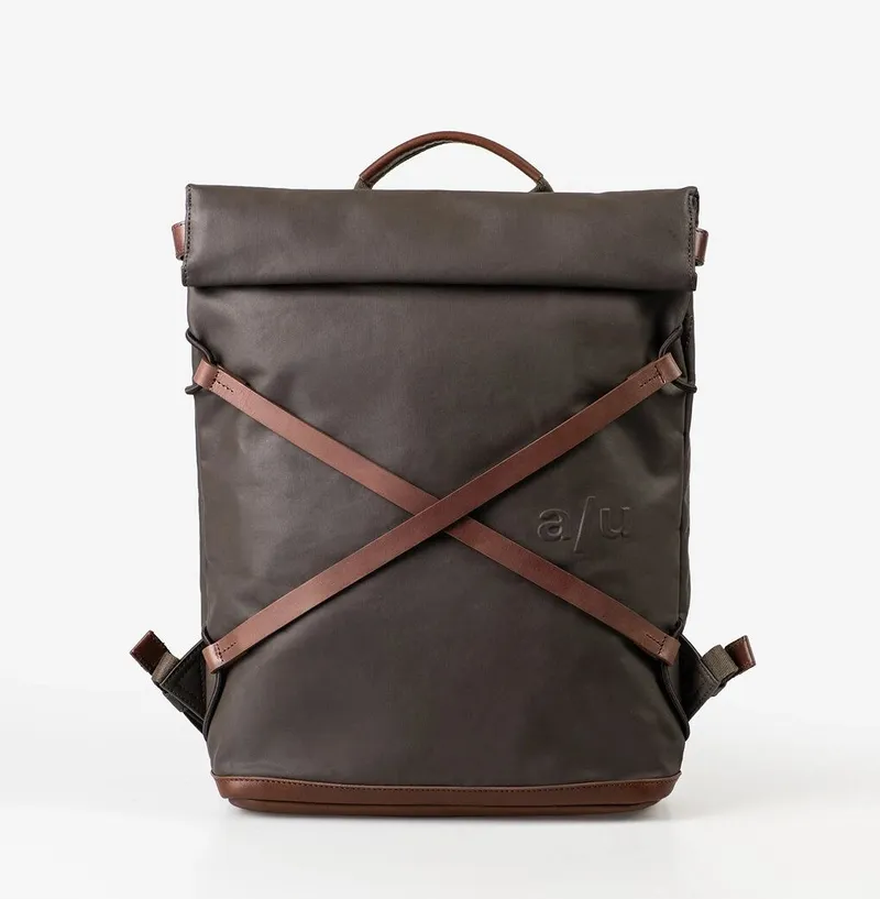 aunts & uncles aunts & uncles Japan Yokohama Rolltop Rucksack mit 13" Notebookfach, Brown, – Produktbild 1 von 1