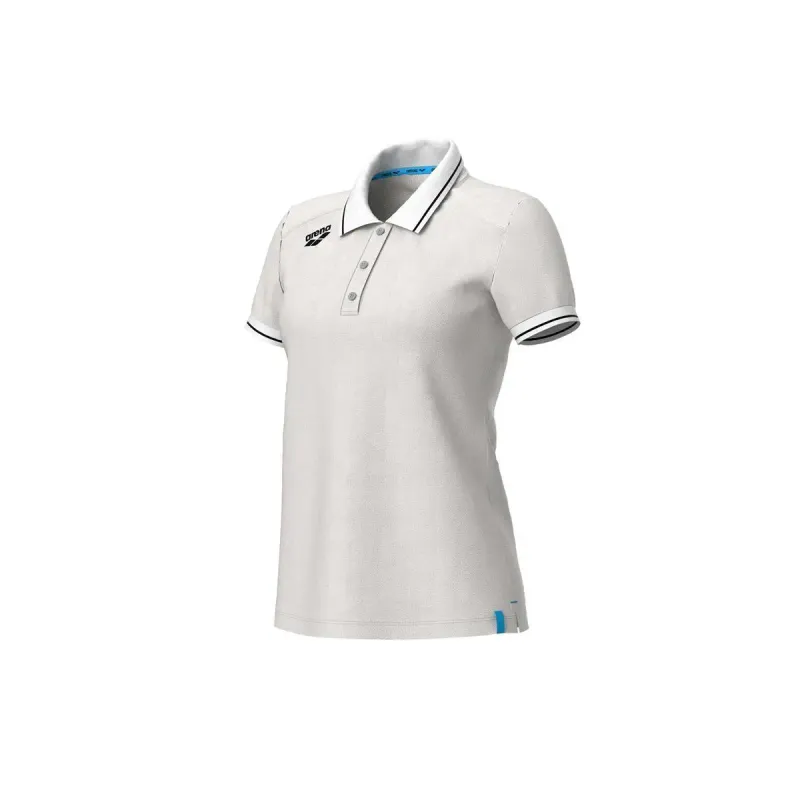 arena Polo-Shirt Baumwolle Damen Arena Team Solid, Blanc, – Produktbild 1 von 1