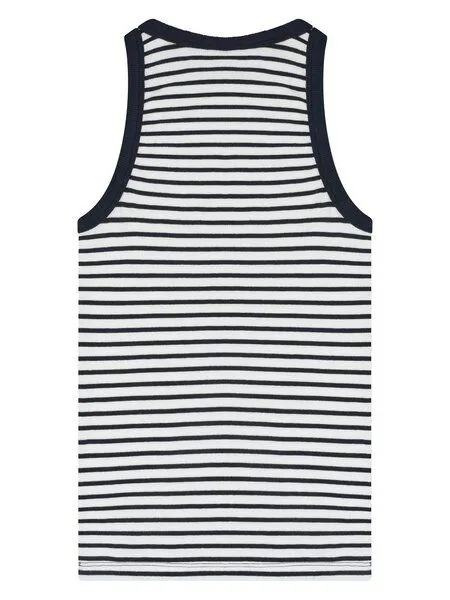 KnowledgeCotton Apparel KnowledgeCotton Apparel Top Racer Rib, Navy, – Produktbild 2 von 4