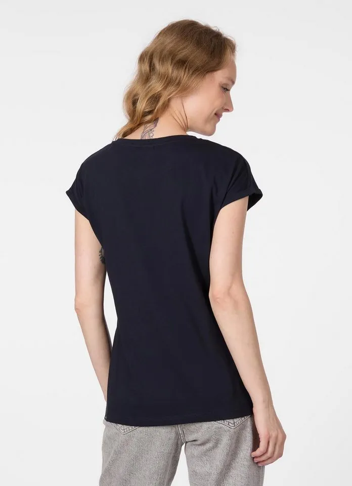ragwear ragwear Kurzarmshirt DIONA Bestseller aus fließender Baumwoll-Modal-Mischung, Blau, – Produktbild 2 von 2
