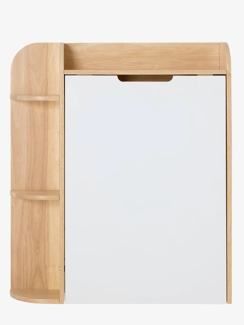 Vertbaudet Wandwickeltisch mit Stauraum, Braun, – Produktbild 4 von 4