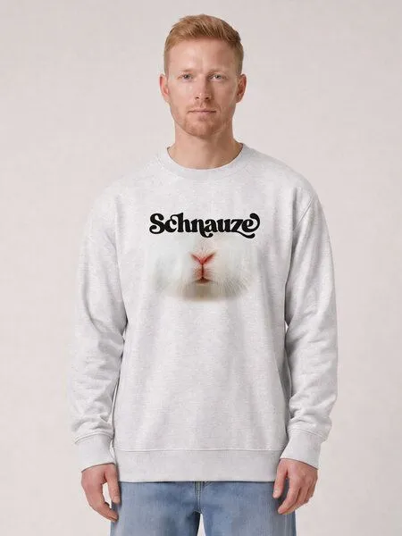 watapparel watapparel Sweatshirt Unisex Schnauze, Cool heather grey, – Produktbild 2 von 2