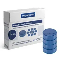 magnetoplan 10 magnetoplan Magnete 'Discofix magnum' dunkelblau – Produktbild 4 von 4