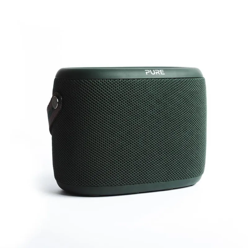 Pure Woodland wasserdichter (IPX67) Outdoor-Lautsprecher mit Bluetooth und FM/DAB+ Radio Grün – Produktbild 1 von 1