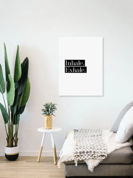 Photocircle Photocircle Poster / Leinwandbild - Inhale Exhale No3 – Produktbild 4 von 4