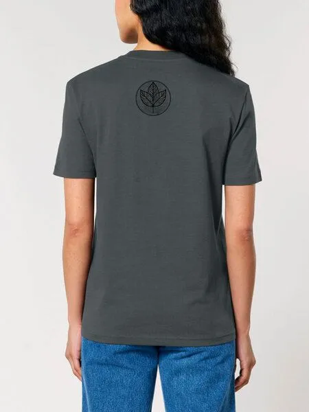 Human Family Human Family Bio Unisex Rundhals T-Shirt "Create - Circle Tree", Anthrazit, – Produktbild 1 von 3