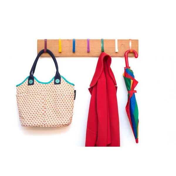 klotzaufklotz klotzaufklotz Garderobe Eiche, 60cm – Produktbild 3 von 4