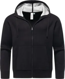 ragwear ragwear Kapuzensweatjacke Raggan Zip Zipper aus Rippstrick mit großer Kapuze – Produktbild 1 von 1