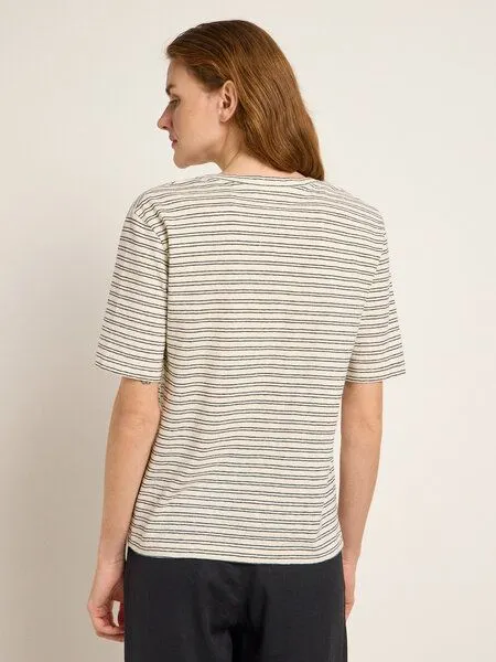 LANIUS LANIUS T-Shirt, Creme/ black, – Produktbild 3 von 4