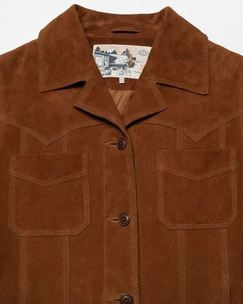 Nudie Jeans Nudie Jeans Peggy Suede Jacke - Cognac – Produktbild 3 von 4