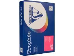 Clairefontaine 250 Blatt Clairfontaine Farbiges Kopierpapier "Trophee" 160 g/m², DIN A4, heckenrose – Produktbild 1 von 1