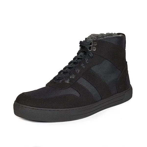 Fairticken Fairticken Unisex Winter-Sneaker Veldras mit recyceltem Meeresplastik, Schwarz, – Produktbild 2 von 4