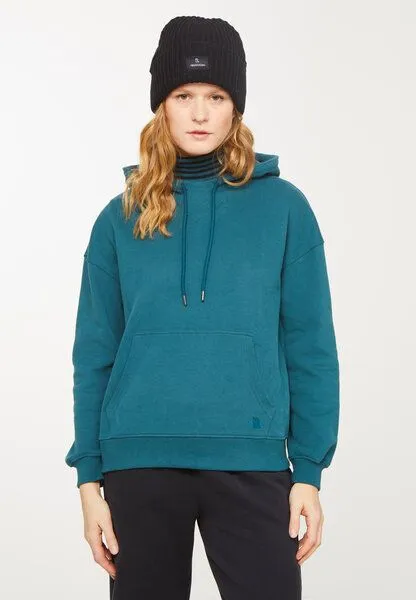 recolution recolution Damen Hoodie HOTTONIA, Deep lake blue (petrol), – Produktbild 1 von 4