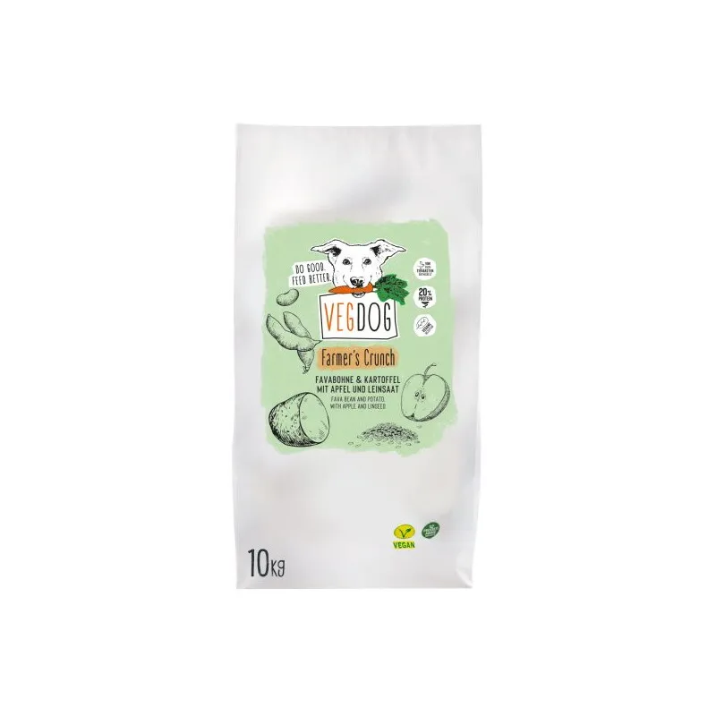 VEGDOG VEGDOG Trockenfutter Farmer's Crunch 10 kg – Produktbild 1 von 1