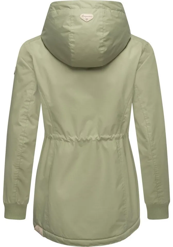 ragwear ragwear Winterjacke Dowey Warm (1-St) Wasserdichte weiche Damen Jacke für den Winter, Grün, – Produktbild 4 von 5