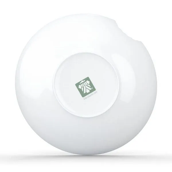 FIFTYEIGHT PRODUCTS FIFTYEIGHT PRODUCTS 2er-Set kleine tiefe Teller „Mit Biss“ (Ø 18 cm) – Produktbild 3 von 4