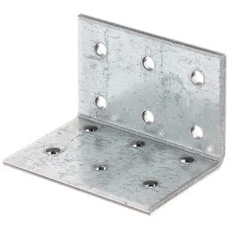 Alberts ALBERTS Lochplattenwinkel, sendzimirverzinkt, TxHxB 40x40x60 mm – Produktbild 1 von 1