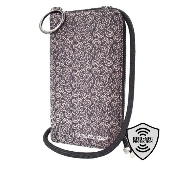 Seegarn Seegarn-Täschle / 2in1 Handy-Tasche und Geldbeutel (MB26), K3 - kordel schwarz, – Produktbild 2 von 5