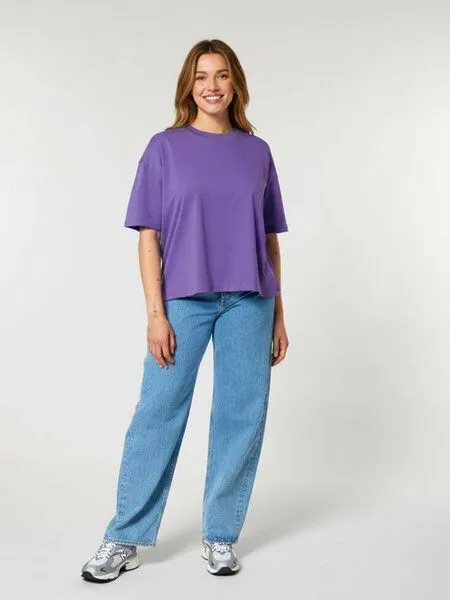 Kultgut Boxistyle Shirt 100% Biobaumwolle / Kultgut, Lila(deeppurple), – Produktbild 1 von 4