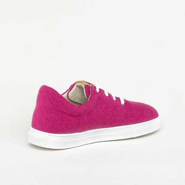 Gottstein Gottstein Wool Walker 101 - Woll Sneaker für Damen & Herren aus 100% Schurwolle, Pink, – Produktbild 3 von 3