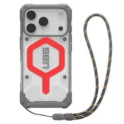 Urban Armor Gear MagSafe Hülle für Apple iPhone 17 Pro, Urban Armor Gear, Pathfinder Clear mit Lanyard, Rosa – Produktbild 1 von 1