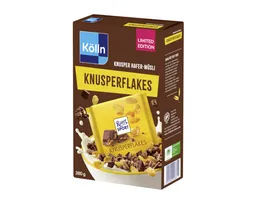 Kölln Kölln Cerealien, Kölln Knusper Hafer Müsli Ritter Sport Flakes Limited Edition 380g – Produktbild 1 von 1