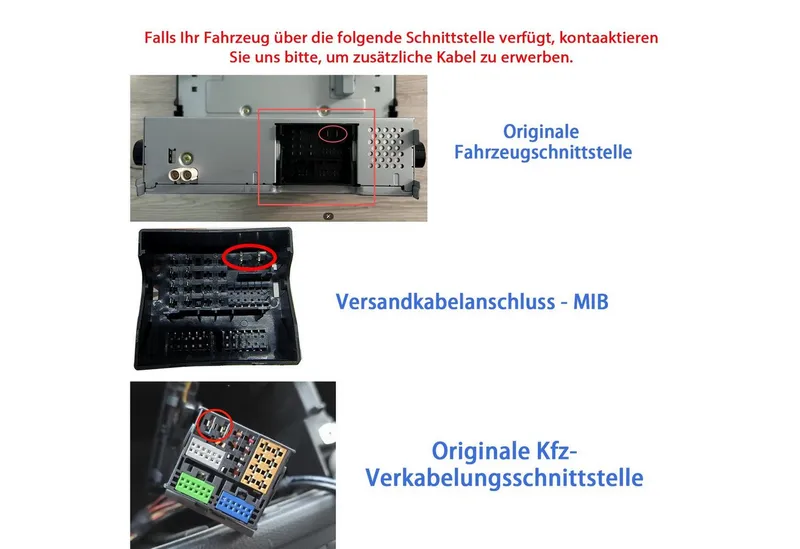 ESSGOO Für VW Golf 5 6 Plus Touran Caddy Jetta Autoradio Carplay Android Auto Autoradio (System : WinCE, Rückfahrkamera(optional), 2 DIN, AM/FM, SWC, CANBUS-Adapter ENTHALTEN (optimiert für Windows CE-System), Schwarz, – Produktbild 3 von 5