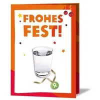 OxfamUnverpackt OxfamUnverpackt Spenden-Geschenk "Trinkwasser für 50 Menschen" (Weihnachtskarte mit Magnet) – Produktbild 1 von 1