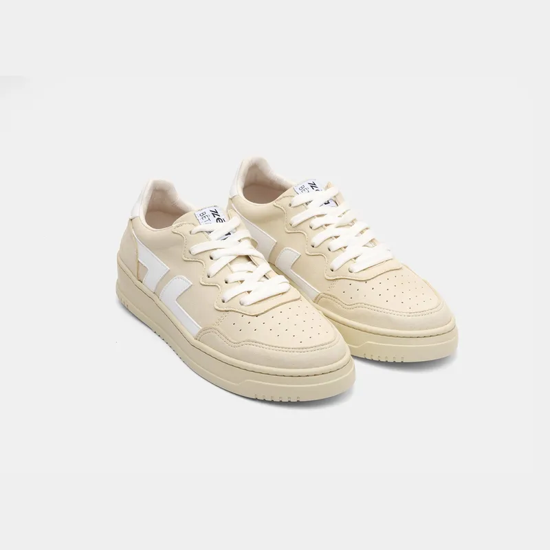 Zèta Zèta Herren vegan Sneaker Bêta B3 Beige, Beige, – Produktbild 2 von 2