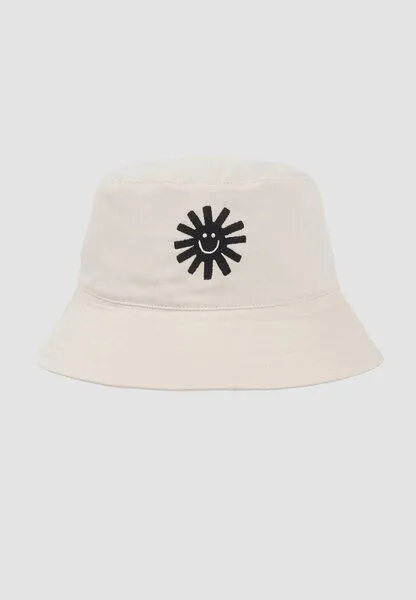 recolution Bucket Hat aus Bio-Baumwolle - SUN SMILE - recolution, Arctic white (weiß), – Produktbild 1 von 5