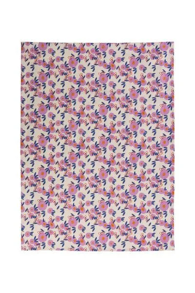 Tranquillo Tranquillo Geschirrtuch VINTAGE GARDEN – Bio-Baumwolle, Pink, – Produktbild 2 von 5